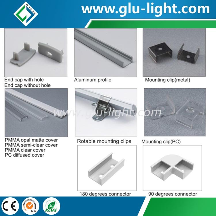 product-500-517 U shape Aluminum led Profile for led strip