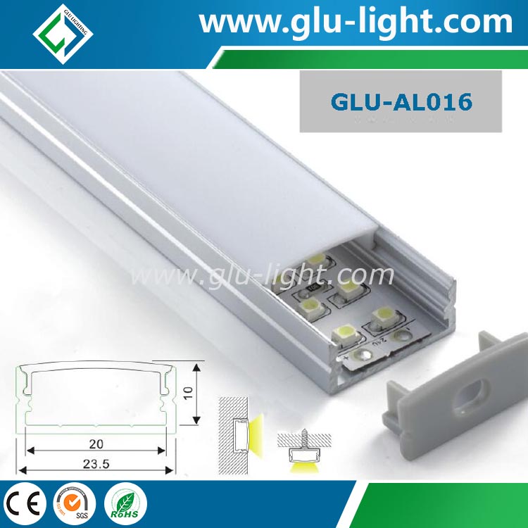 product-593-593 China Alu led channel with PC cover end cap mounting clips for the led strip light