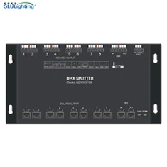 8 viisi DMX-jaotur