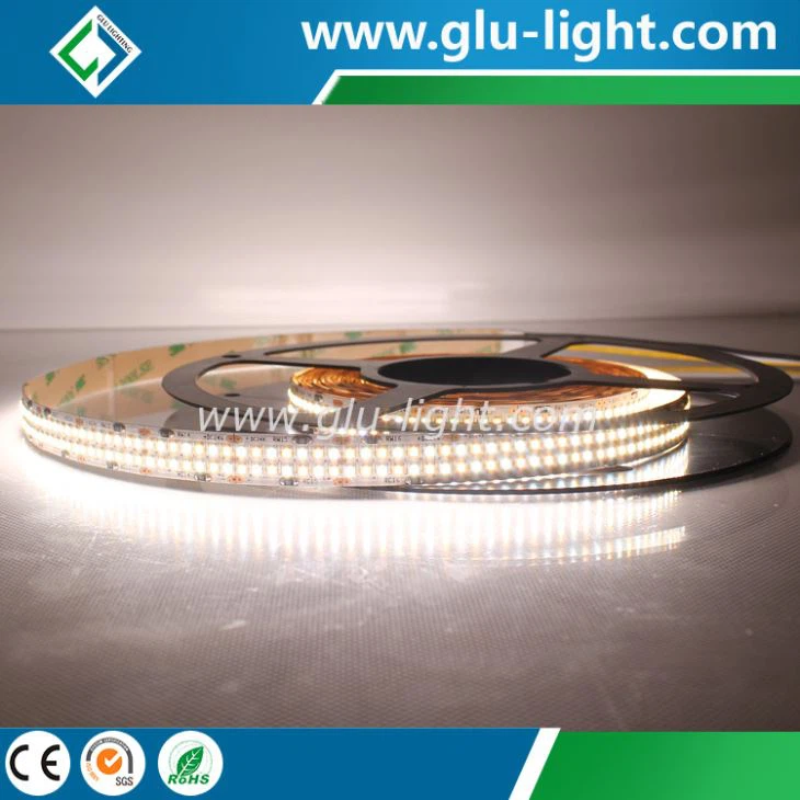 12mm 4 OZ high CRI Ra90 2216 led strip DC24V bi color CCT changeable 560 leds/m