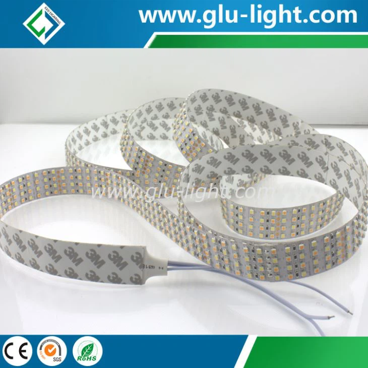 Alibaba express in stock 2400 led/roll 4 rows CRI 97 2825 Led strips