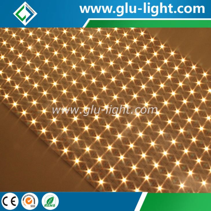 Custom size bi color 12V/24V 2835 Ra95 dual color CCT flexible led tile pads