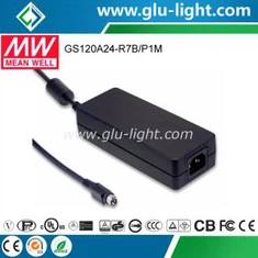 120 W 24 V AC-DC Meanwelli tööstuslik adapter GS120A24-X