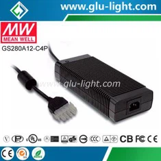 222W 12V AC-DC Meanwelli tööstuslik adapter GS280A12-C4P